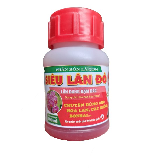 01 lọ siêu lân đỏ đậm đặc kích ra rễ, bật chồi cực mạnh, khỏe cây, mập ngọn, chống nghẹt rễ, vàng lá cây trồng