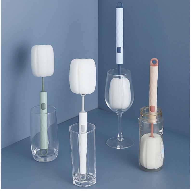 Cọ Rửa Bình Sữa Mút Xốp KHÔNG LO XƯỚC BÌNH nhiều màu