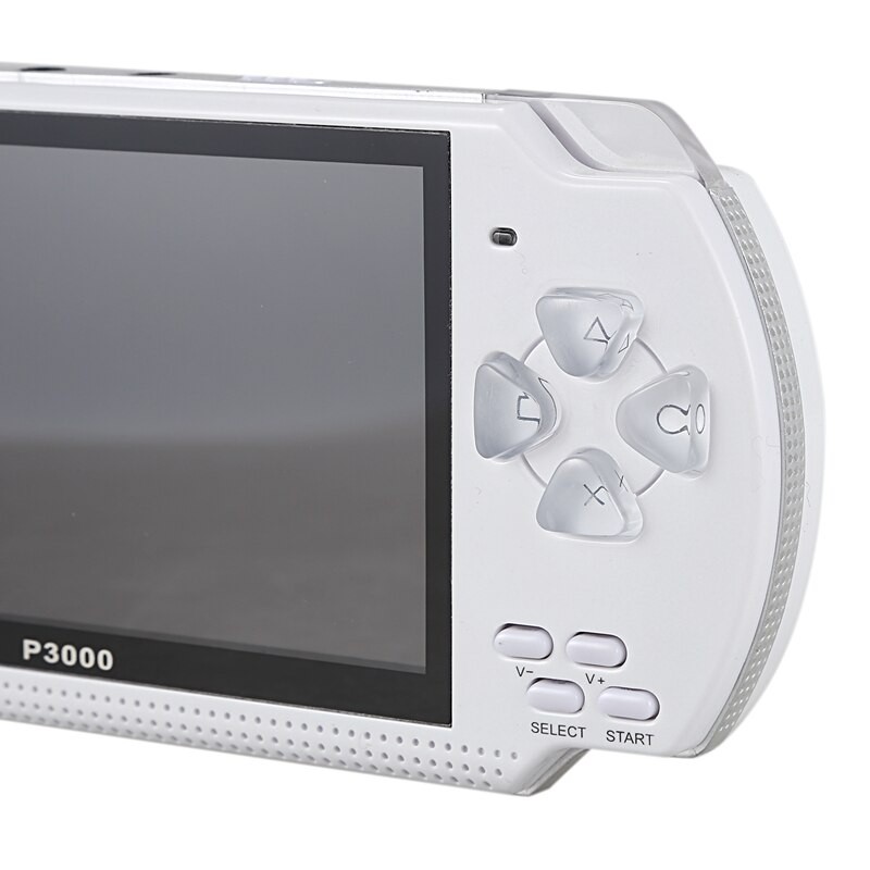 Máy chơi game cầm tay 4 nút P3000 màn hình 4.3 inch chơi được game PS1/SNES/GBC/GBA/SMC tích hợp sẵn 10000 trò - Fullbox