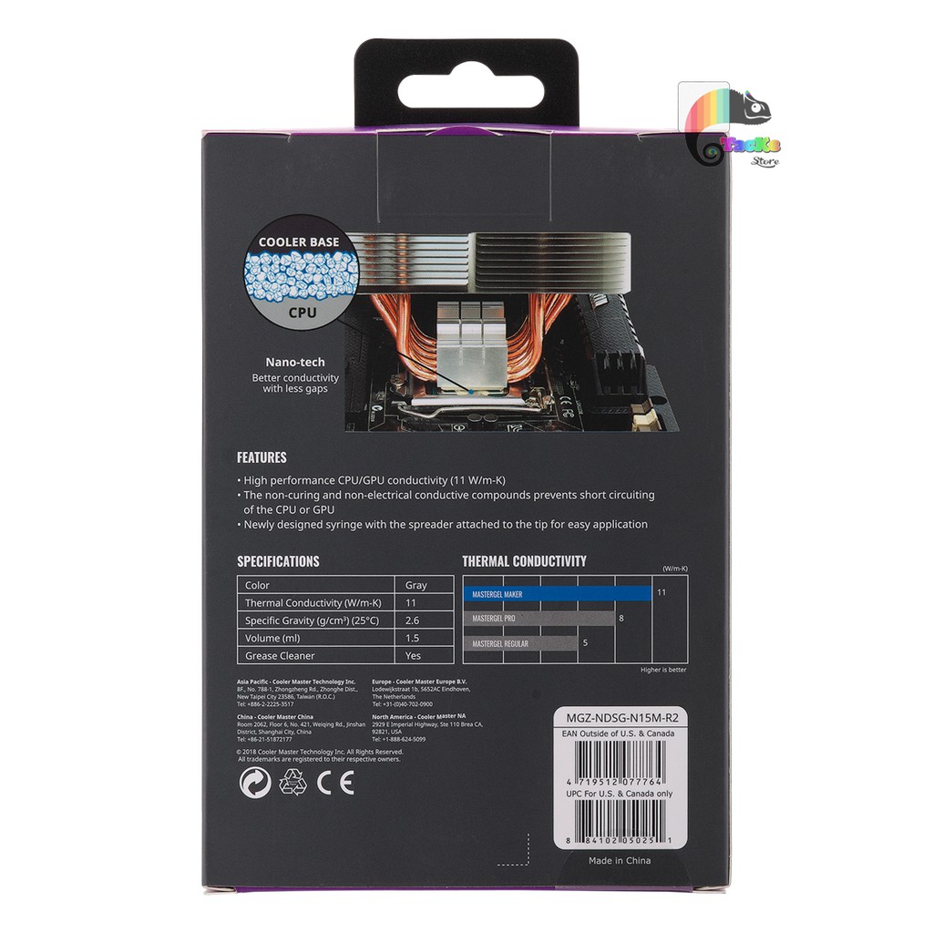 Keo tản nhiệt Cooler Master MasterGel Maker Nano I Kem tản nhiệt CM Master Gel Maker Nan