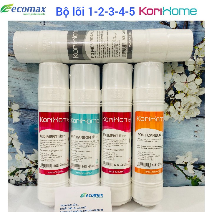 Combo 5 lõi lọc nước korihome , lõi lọc nước korihome , lõi lọc nước ro korihome | BigBuy360 - bigbuy360.vn