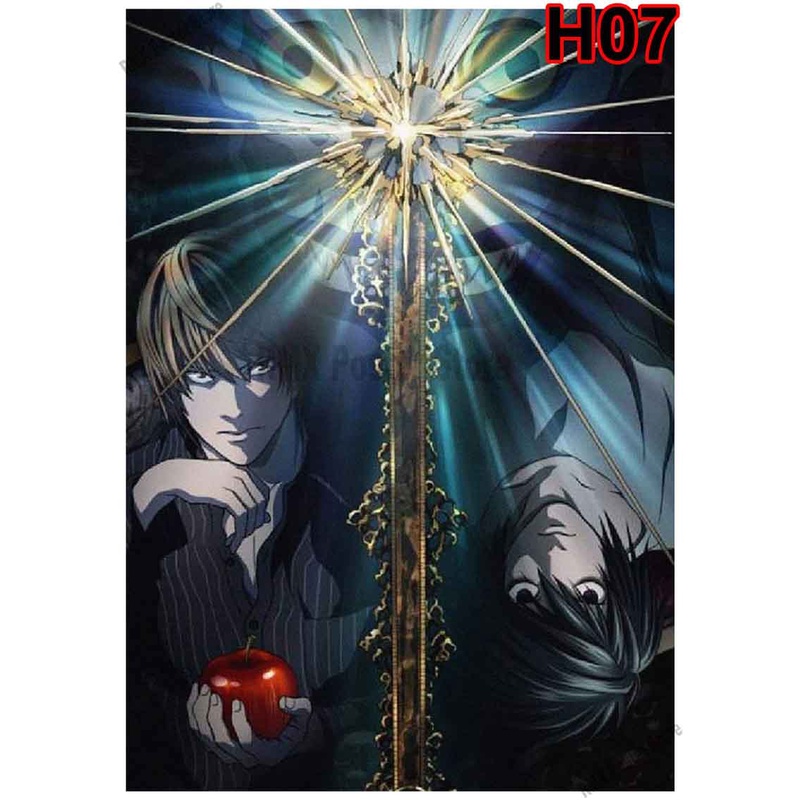 Poster Phim Hoạt Hình Death Note Trang Trí Nội Thất