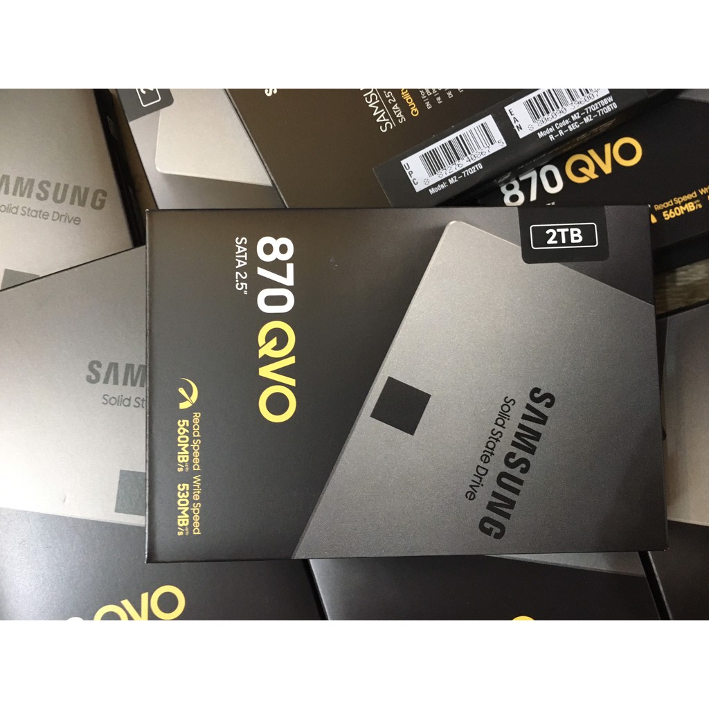 Ổ cứng SSD Samsung 870 Qvo 1TB/ 2TB/ 4TB/ 8TB - 2.5inch SATA3