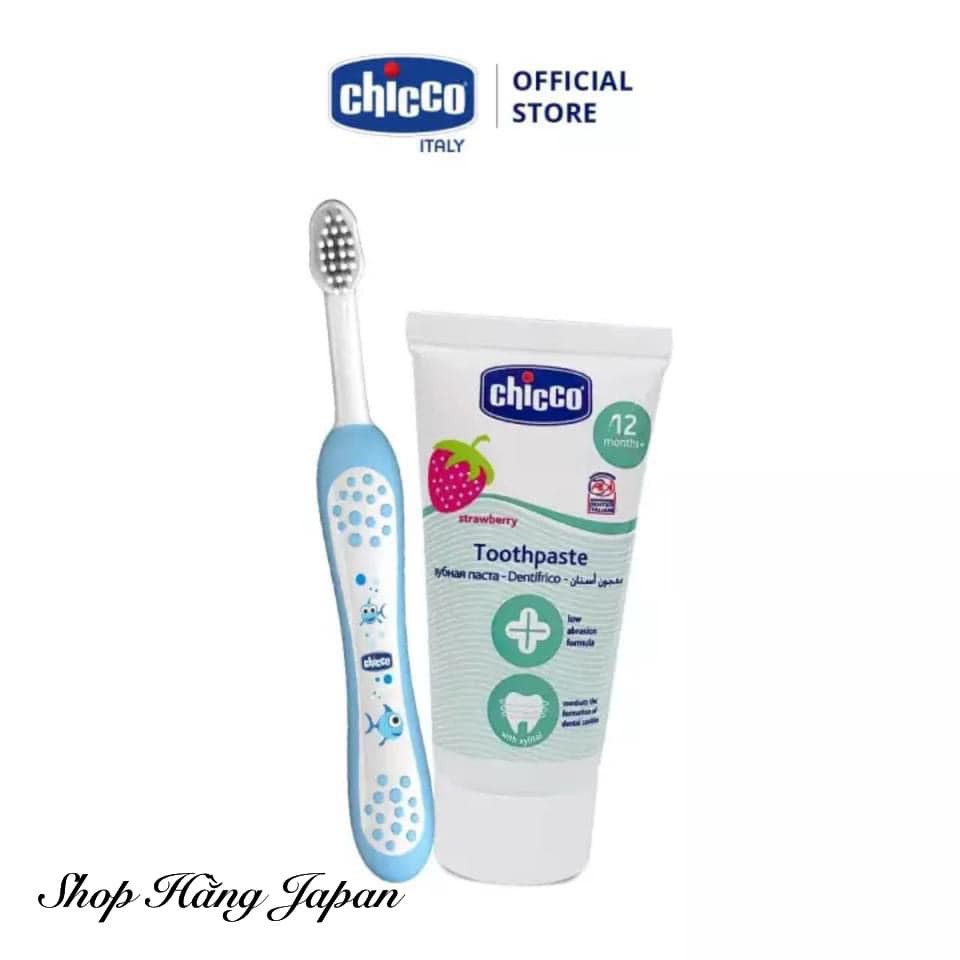 Bàn chải Chicco Ý cho bé từ 6 - 36 tháng hàng chính hãng