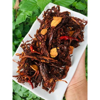 khô heo cháy tỏi đặc biệt - hũ 300gr