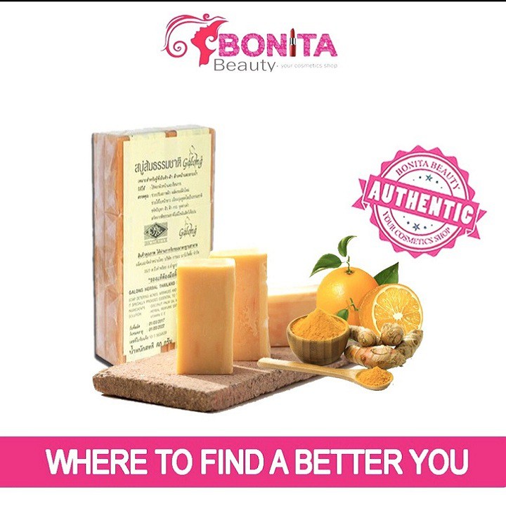 Xà Phòng Cam Nghệ Orange Natural Soap THÁI LAN sáng da