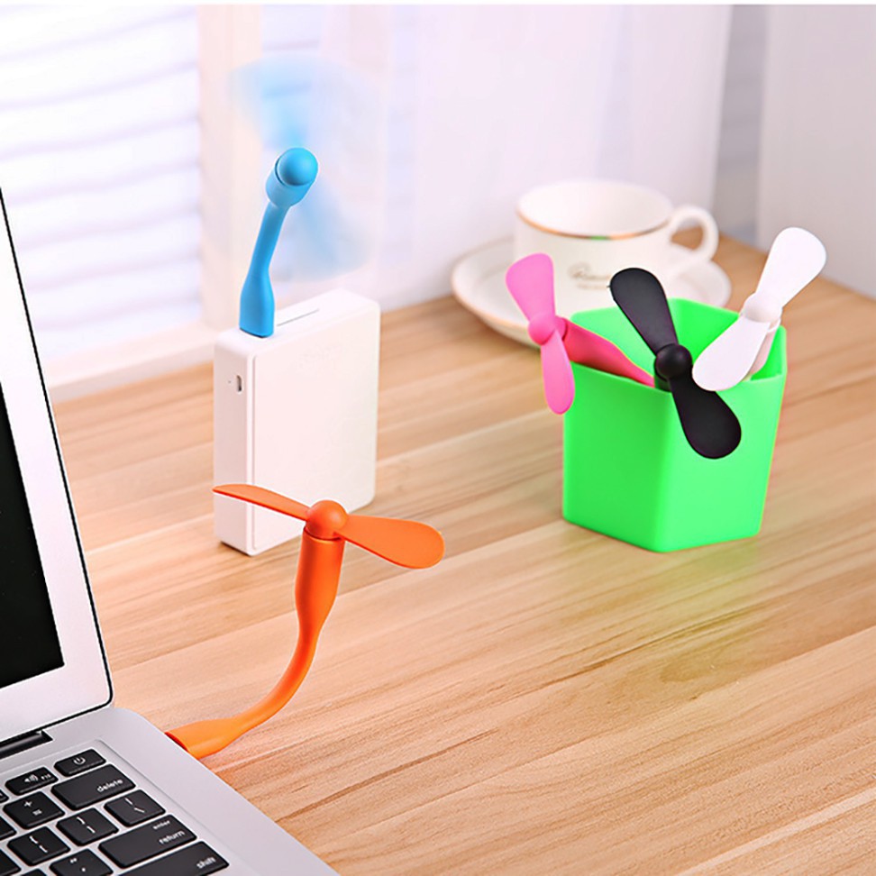 Quạt USB Mini 2 Cánh Tháo Rời Giải Nhiệt - Quạt Điều Hòa Mini Tích Điện Nhỏ Gọn  Quạt mini 2 cánh cổng USB có thiết