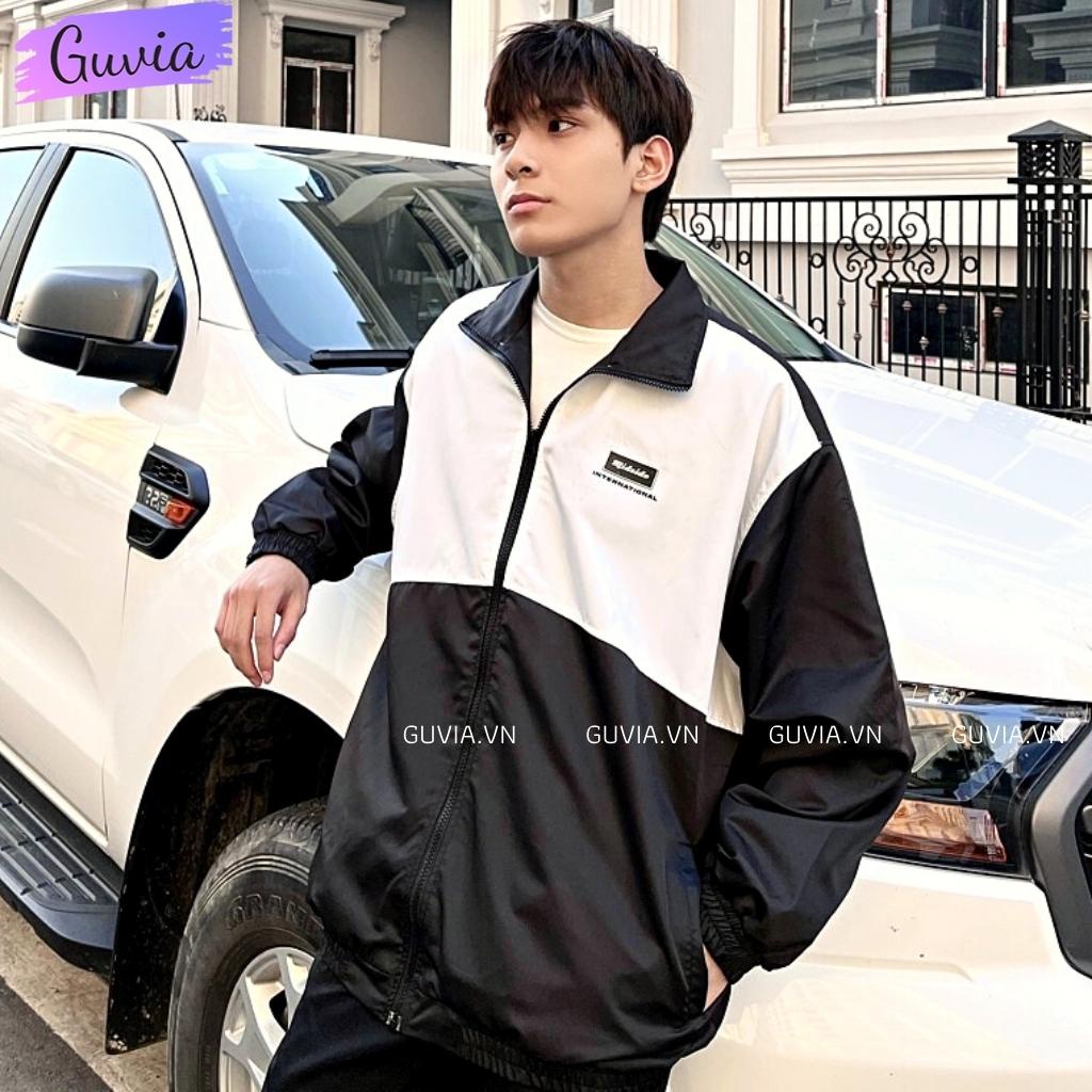 Áo Khoác Bomber Dù MIDSIDE 2022 Nam Nữ Ulzzang Unisex Kiểu Form Rộng 2 Lớp Jacket GUVIA