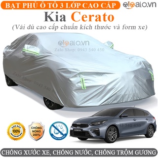 Bạt trùm che phủ dành cho xe Kia Cerato vải dù oxford 3 lớp cao cấp - OTOALO