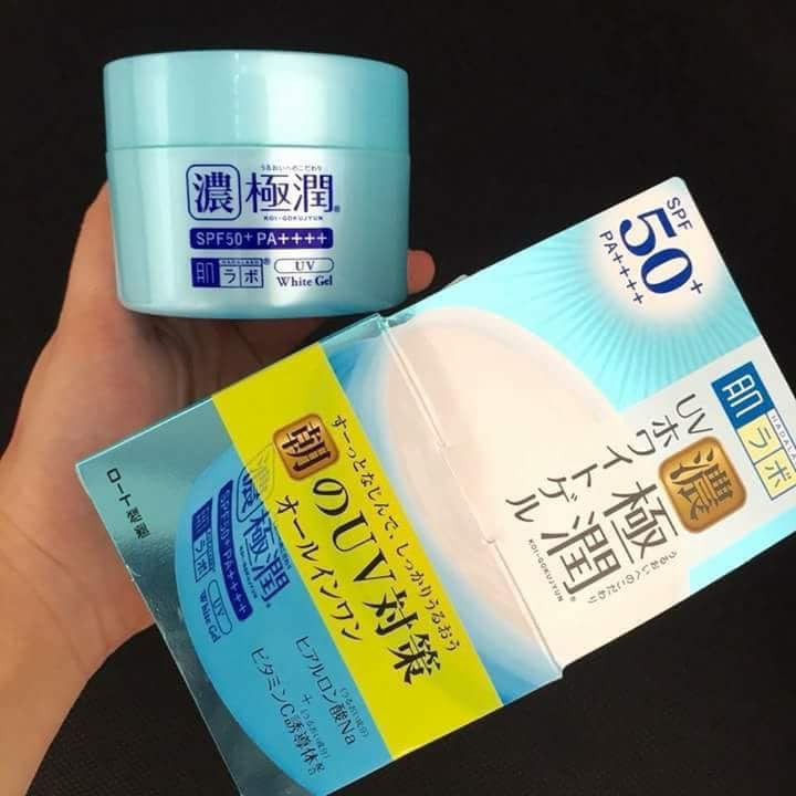 Kem dưỡng da Hadalabo UV SPF 50+ , Kem Hada Labo Gokujyun Hyaluronic 7 in 1 Nhật Bản ⚡