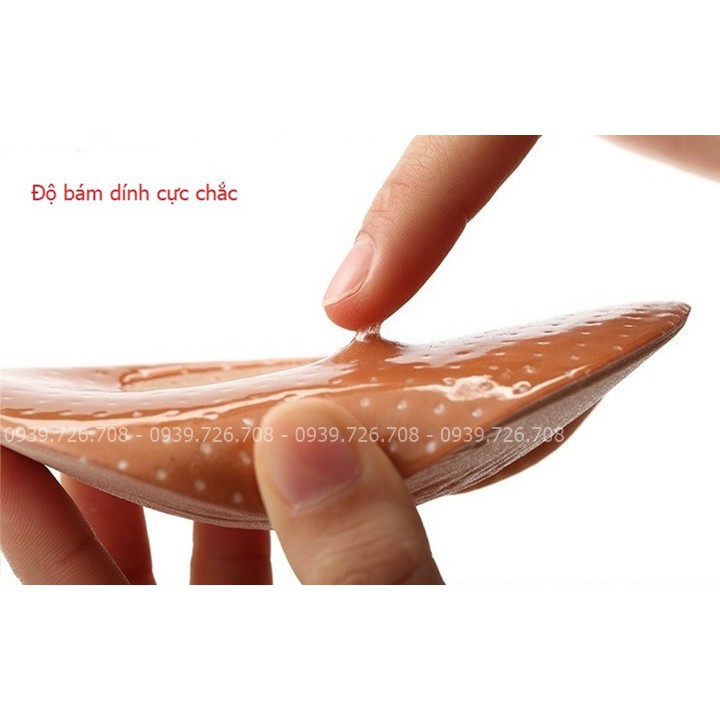 Miếng dán ngực❤️FRESHIP❤️Áo dán nâng ngực cúp tròn mút dày 3 cm dây rút-Áo lót dán tạo khe đẩy ngực cho ngực nhỏ cao cấp