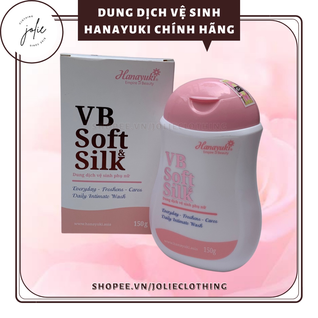 [Phân phối chính hãng] Dung dịch vệ sinh Hanayuki Hana Soft Silk