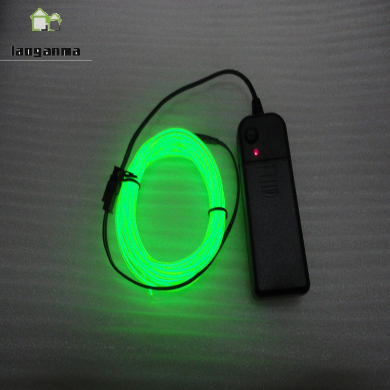 EL Wire Neon Glowing Light Battery Powered Waterproof LED Strips for Halloween Christmas