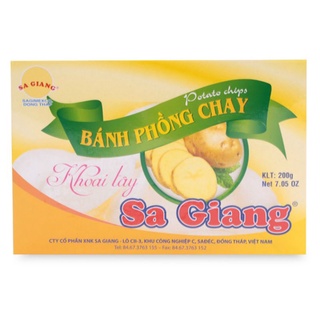 Bánh Phồng Tôm Chay Khoai Tây Sa Giang 200G Thơm Ngon Giòn Tan
