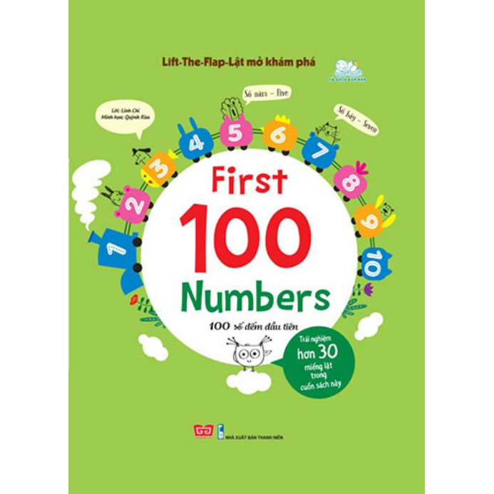 Sách - Lift-The-Flap - Lật Mở Khám Phá: First 100 Numbers - 100 Số Đếm Đầu Tiên - Tái bản 2019