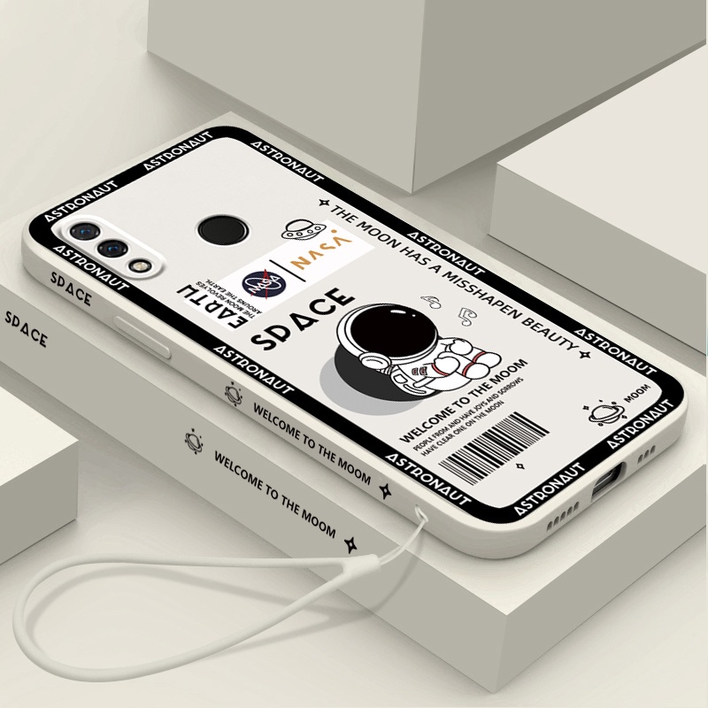Ốp Điện Thoại Hình Phi Hành Gia Cho Samsung J7Pro J7 Prime J2P J6 Plus J4PLUS A12 A50 A52s A11 A03S A71 A50s