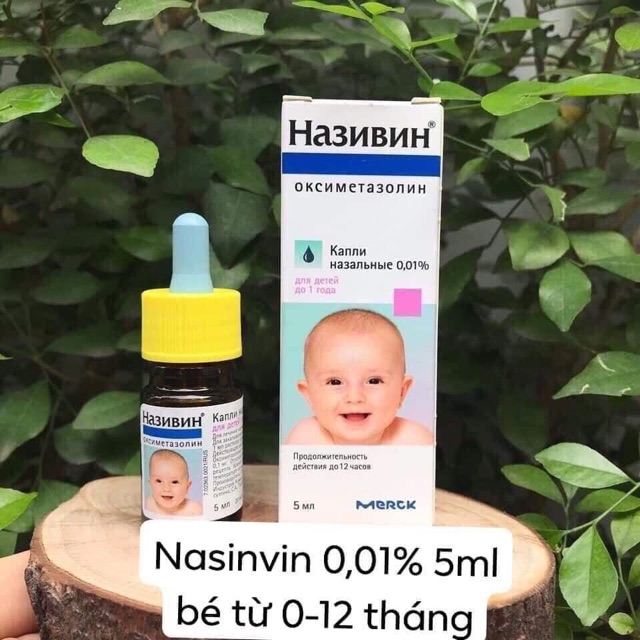 Thuốc nhỏ mũi Nasivin của Nga cực nhạy cho bé