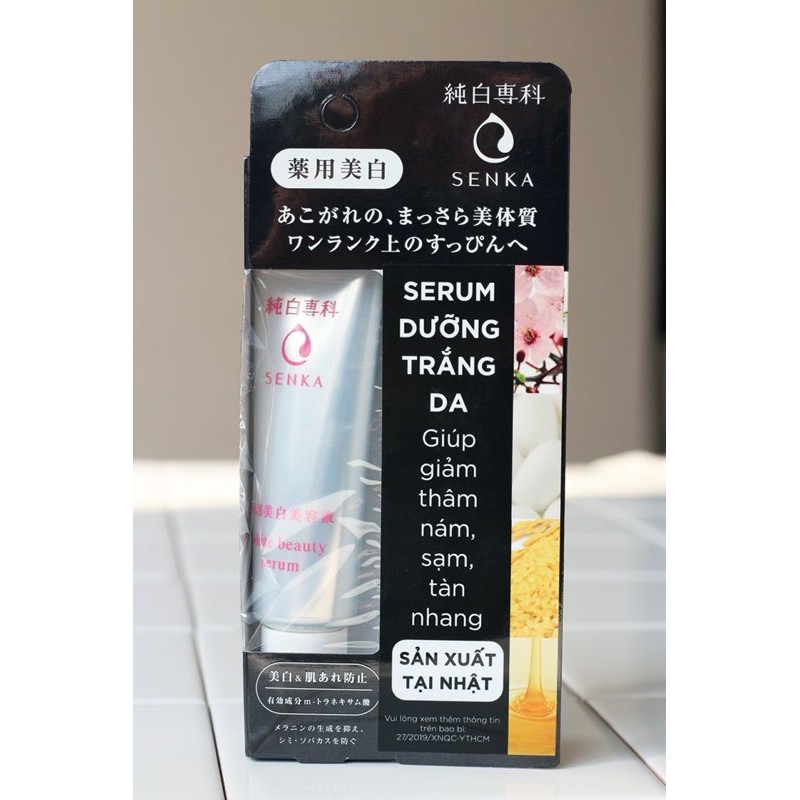 Serum dưỡng trắng da Senka White Beauty Serum 35gr