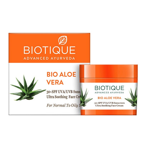 Kem chống nắng BIOTIQUE BIO ALOE VERA SPF 30+ (DÙNG CHO MẶT)