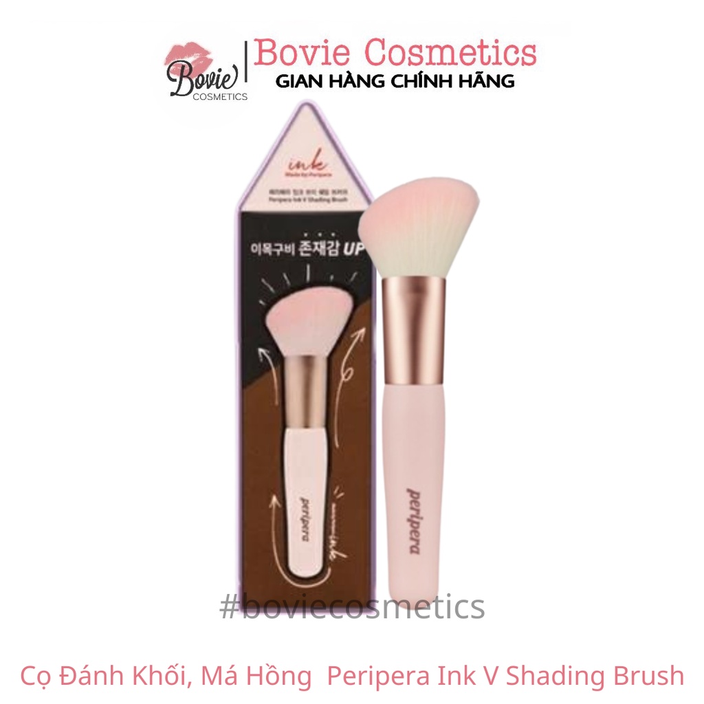 Cọ Đánh Khối, Má Hồng Peripera Ink V Shading Brush