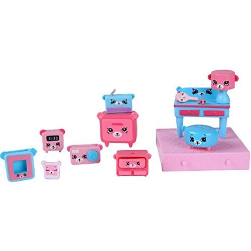 Bộ Đồ Chơi Phòng Ngủ Happy Places Shopkins Decorator Pack Dreamy Bear (Mỹ)