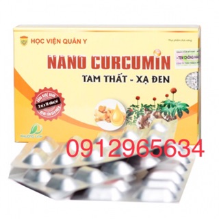 Nanocurcumin tam thất xạ đen của Học viện Quân Y hỗ trợ điều trị bệnh dạ dày tá tràng tăng sức đề kháng ngừa lão hoá ...