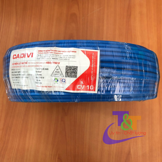 Dây Điện Cadivi Loại Đơn CV 8.0 ,10 mm (Cuộn 100m)