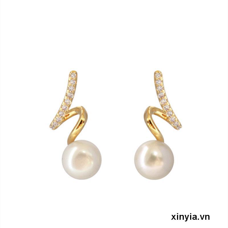 Khuyên Tai Bạc 925 Hình Đuôi Cá Thời Trang Thanh Lịch Phong Cách Hàn Quốc