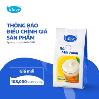 Bột milk foam Luave