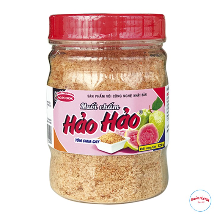 Muối Hảo Hảo Chính Hãng hũ 120gr Chấm hoa quả đồ ăn vị chua cay ngon tiện lợi