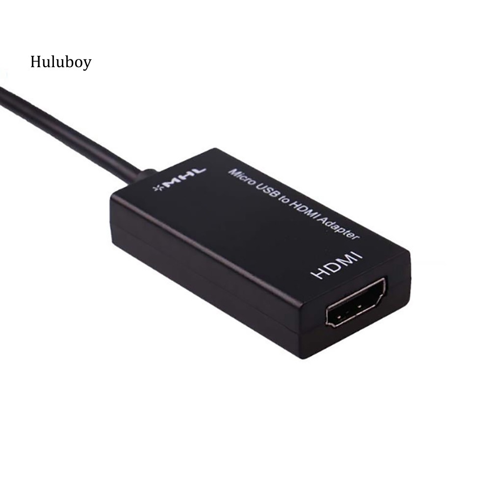 HLBY♠S2 MHL Micro USB to HD 1080P HDMI Adapter Converter for Android Samsung Huawei