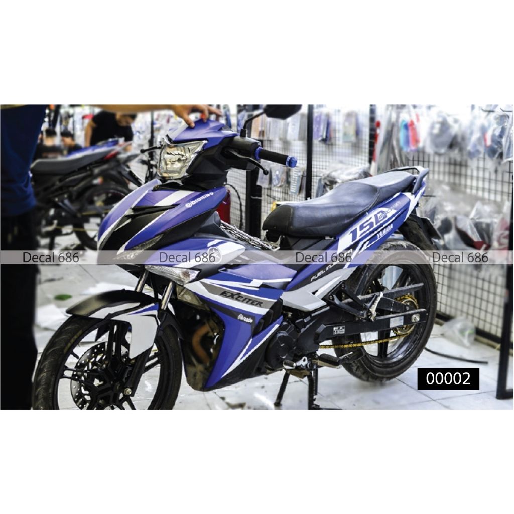 Tem Trùm Exciter Chế Cao Cấp 3 Lớp Mẫu 00042 - Decal 86