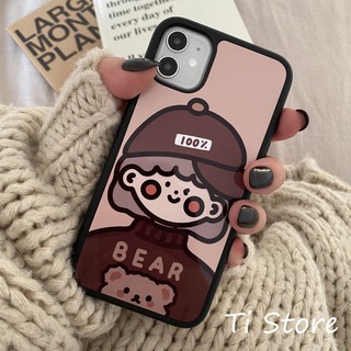 Ốp lưng girl bear 3 ip