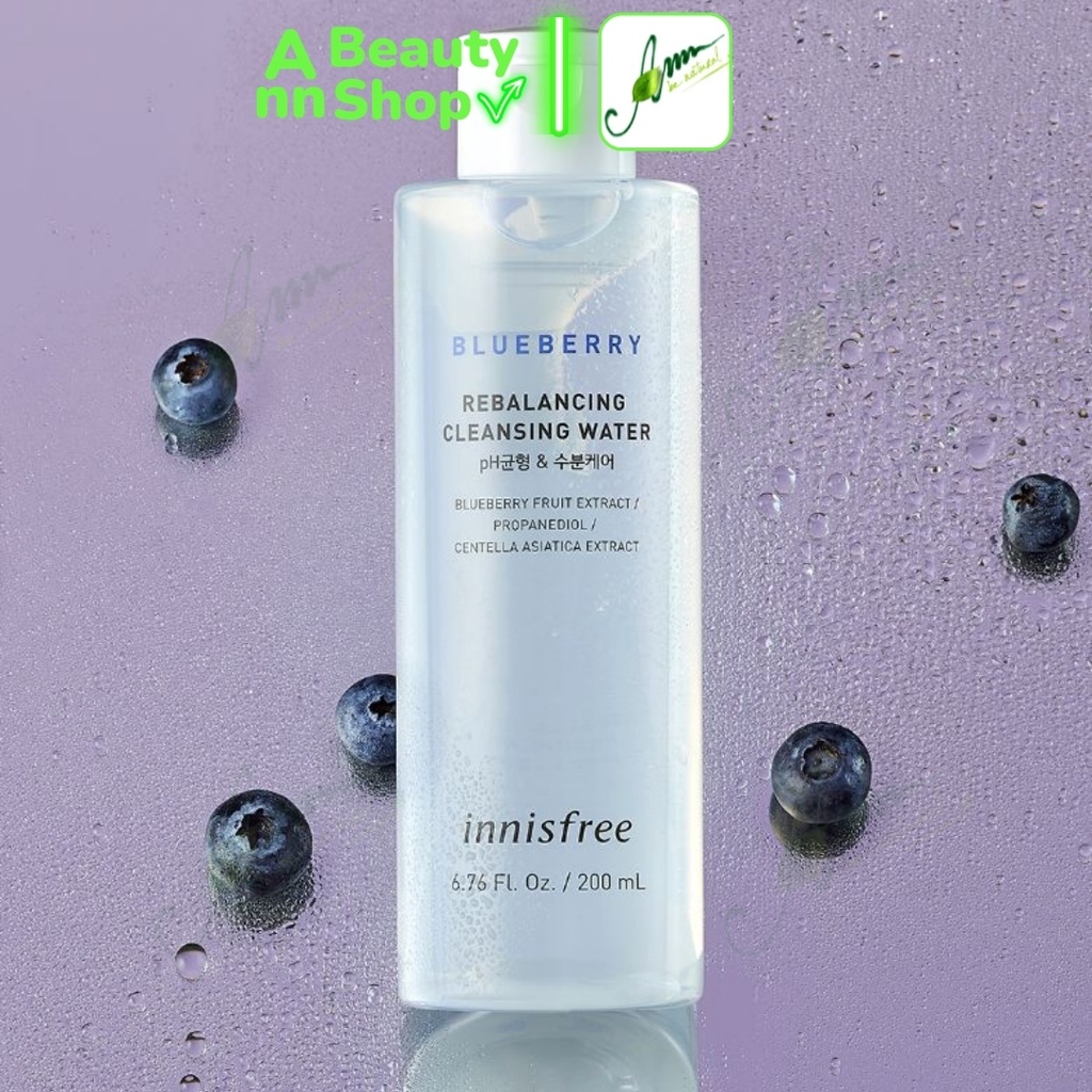 Nước Tẩy Trang Innisfree Blueberry Rebalancing Cleansing Water 200ml