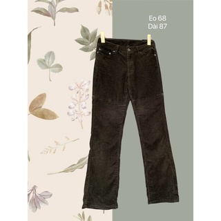 Quần Nhật kaki - nhung tăm - Hàng secondhand
