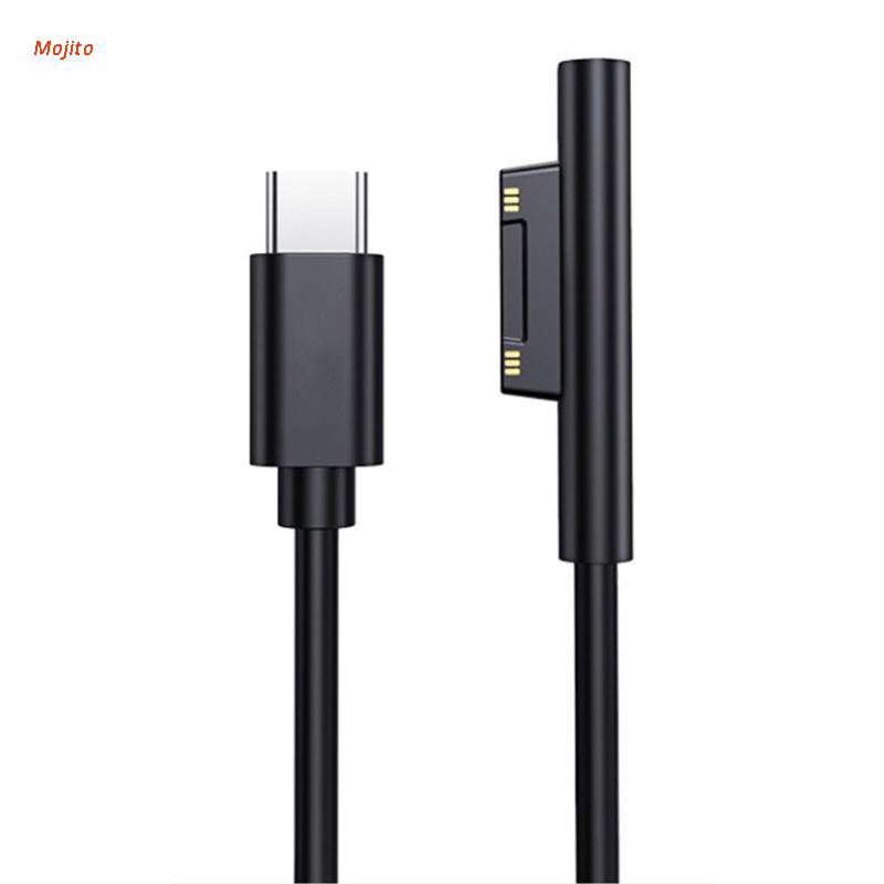 Cáp sạc giao diện Usb C thích hợp cho máy tính Surface Pro 7 / 6 / 54 / 3