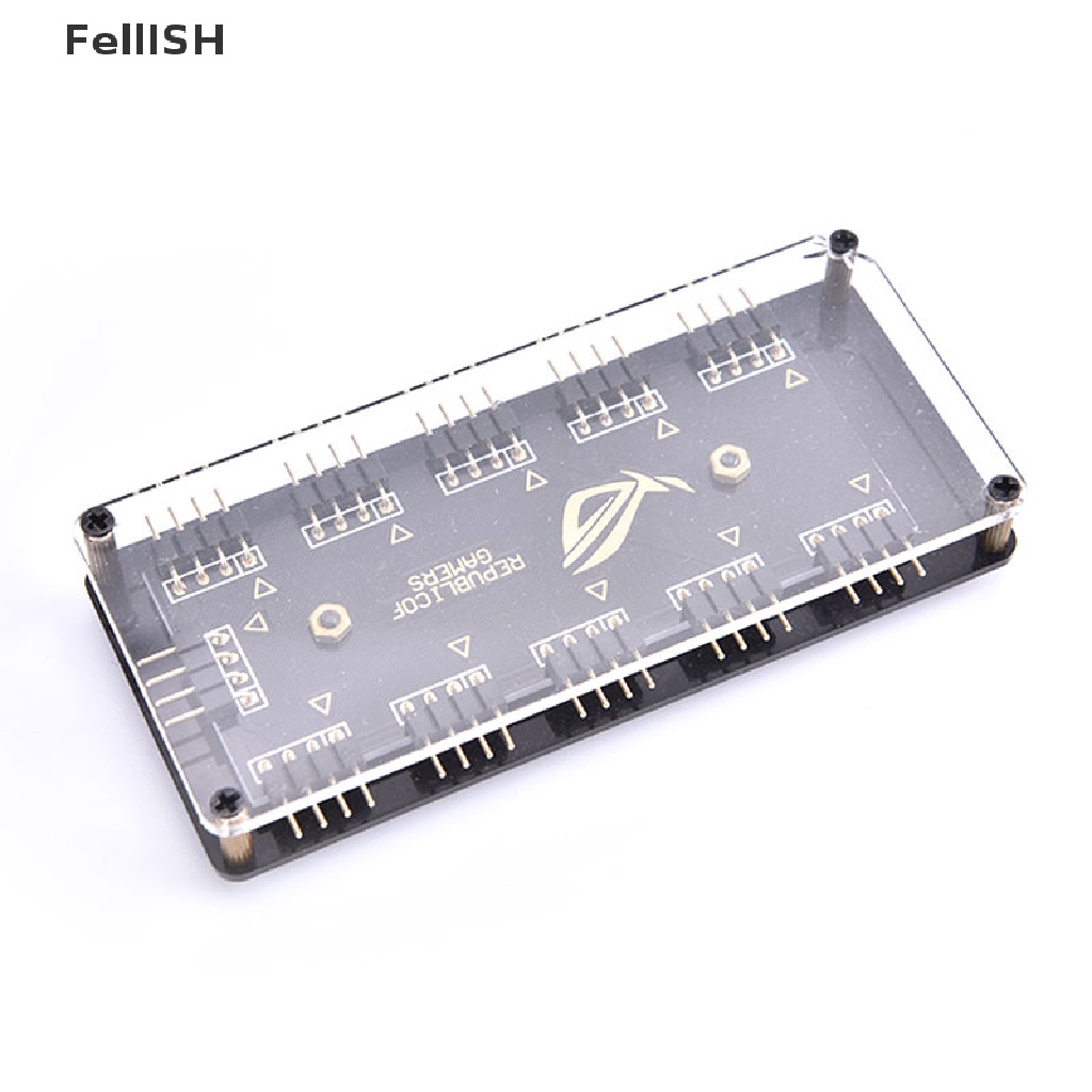 Bộ Chia Nguồn SATA 5V 3 / 4pin 10 ARGB / RGB 439br Chất Lượng Cao