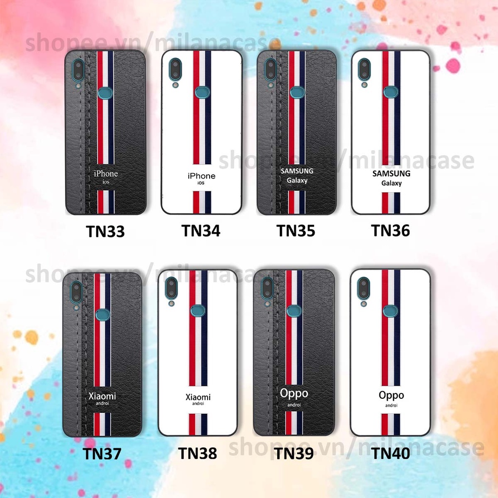 Ốp Samsung A10s in giả da phong cách thể thao, cá tính, thời trang