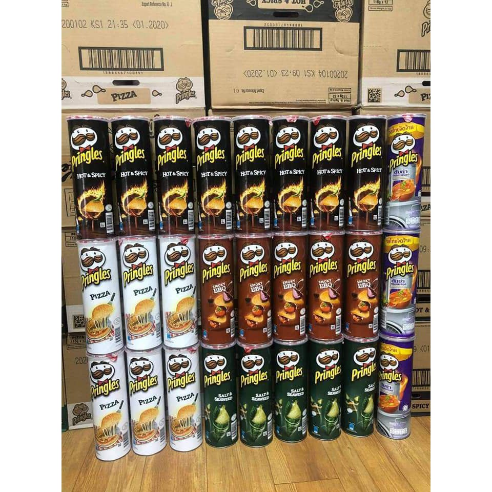 KHOAI TÂY lát pringles 110 GR vị ngẫu nhiên