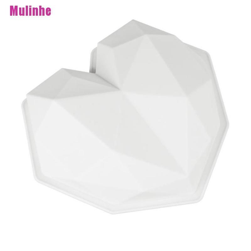 Khuôn Silicone Làm Bánh Tráng Miệng Hình Trái Tim 1 Cái
