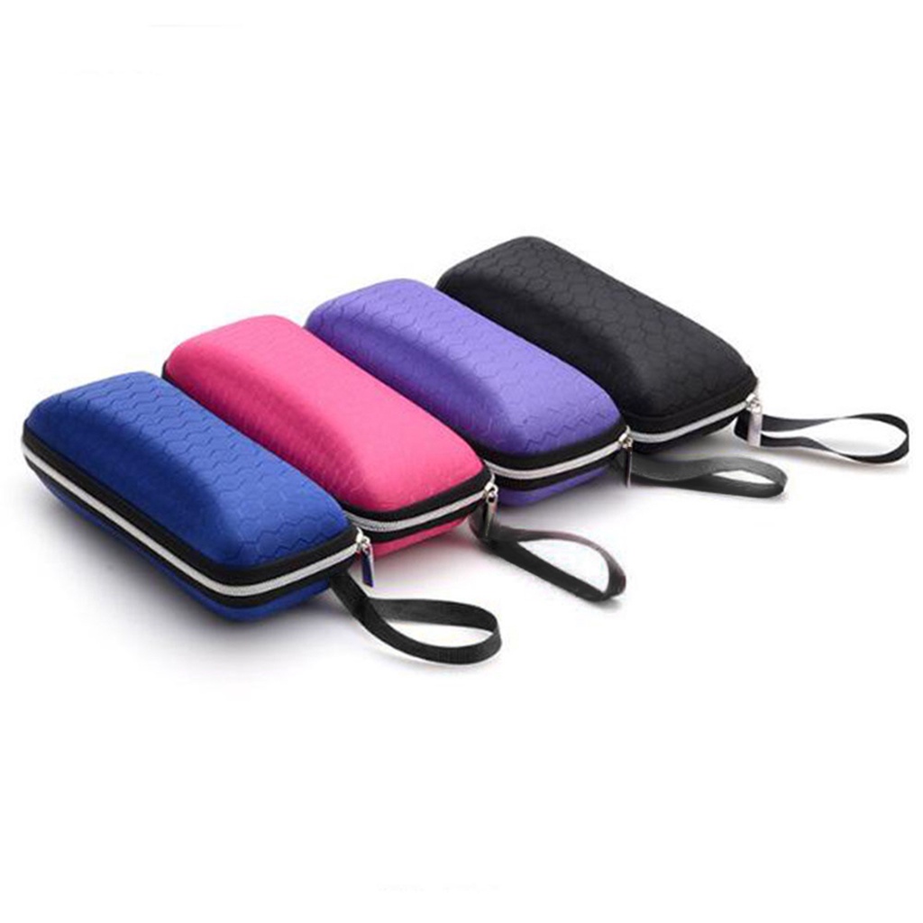 Hộp Cứng Hình Chữ Nhật Có Khóa Kéo Đựng Mắt Kính Thời Trang