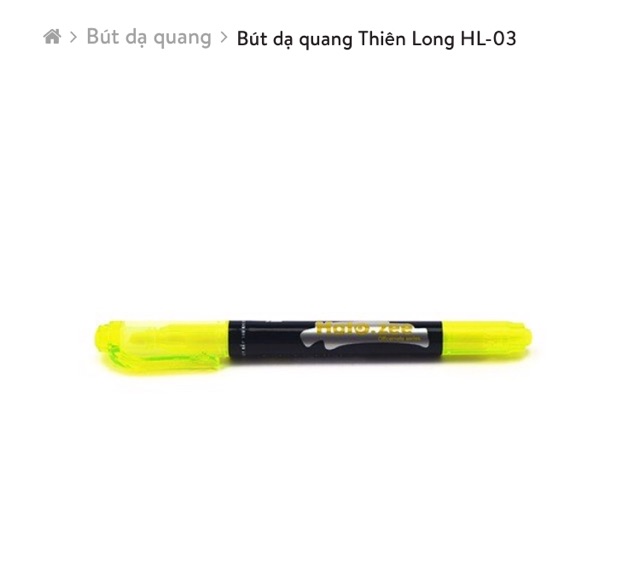 Bút dạ quang Thiên Long HL-03 IB màu nhé Giá bán 1 cây