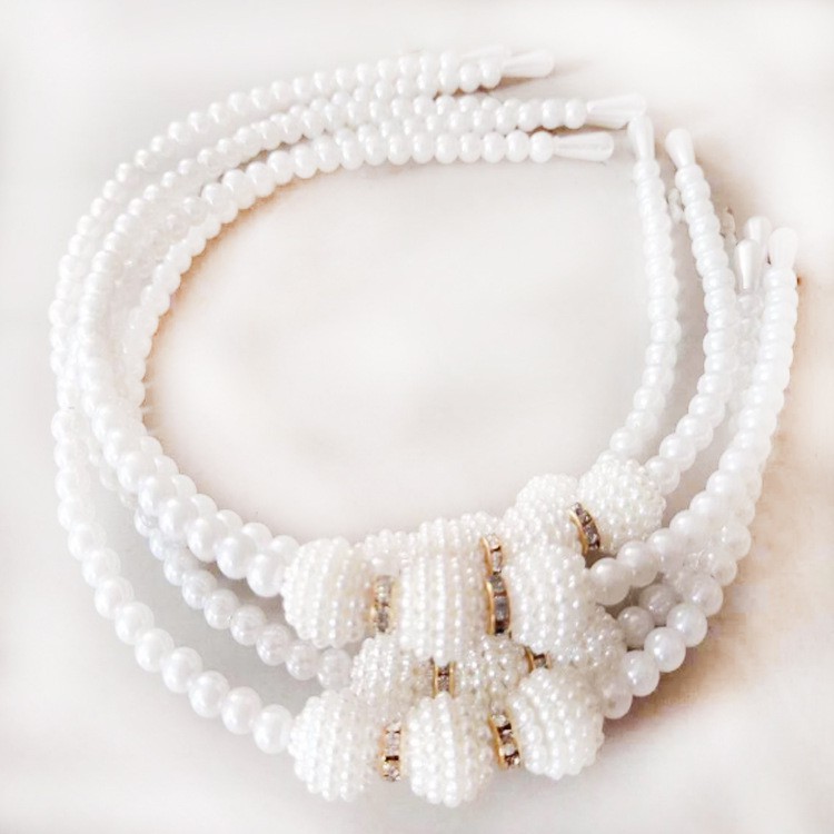 Cài tóc ngọc trai xinh xắn cho bé gái