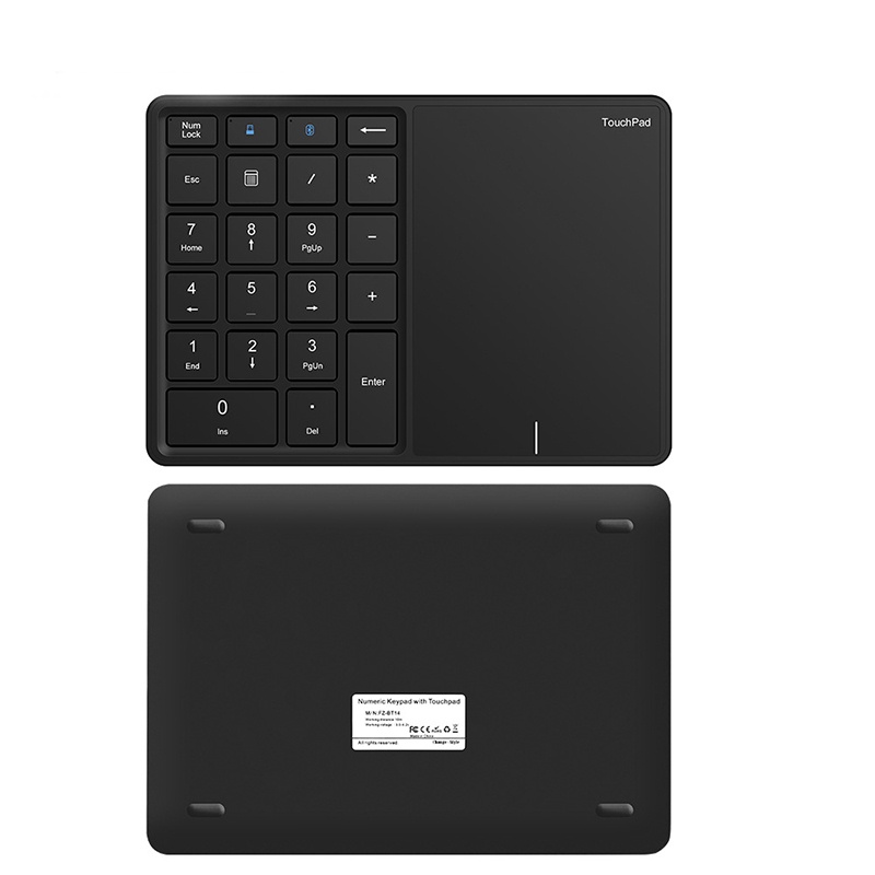 Bàn phím số Jomaa 2.4g 22 nút bấm kết nối bluetooth bằng nhôm thích hợp cho Windows Laptop