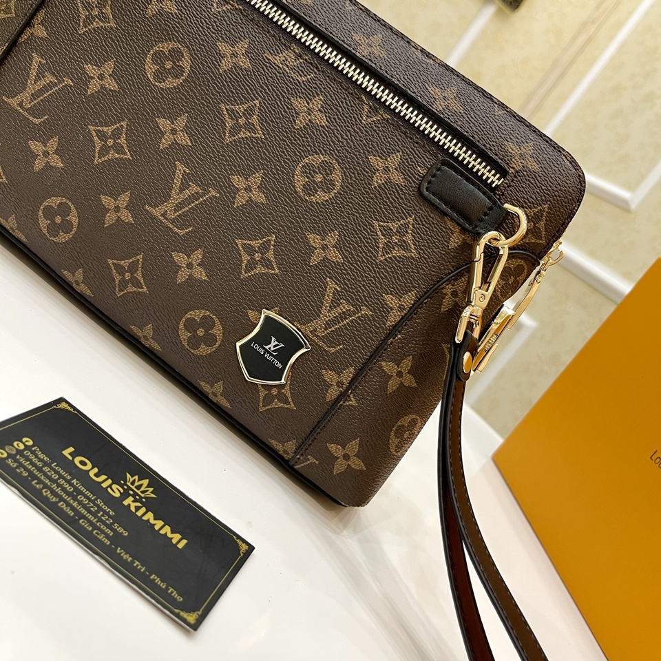 Clutch - Ví cầm tay nam nữ khóa số cao cấp Da bò 100% CL312