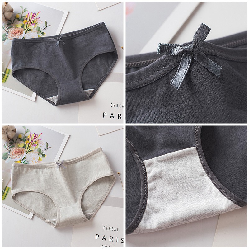 Quần lót cotton Phối nơ Kháng khuẩn DỄ THƯƠNG | BigBuy360 - bigbuy360.vn