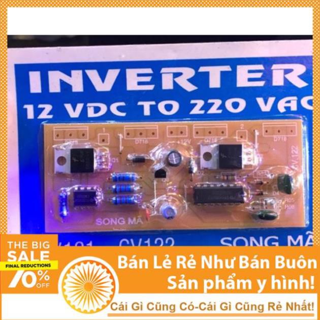 Mạch inverter chuyển điện từ 12v DC lên 220v AC