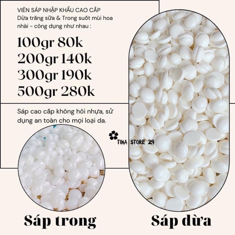 Combo sáp wax lông nhập khẩu và mỡ trăn tằng que gỗ và bột tắm cafe giúp làm sạch lông cac vùng trên cơ thể,tinastore29