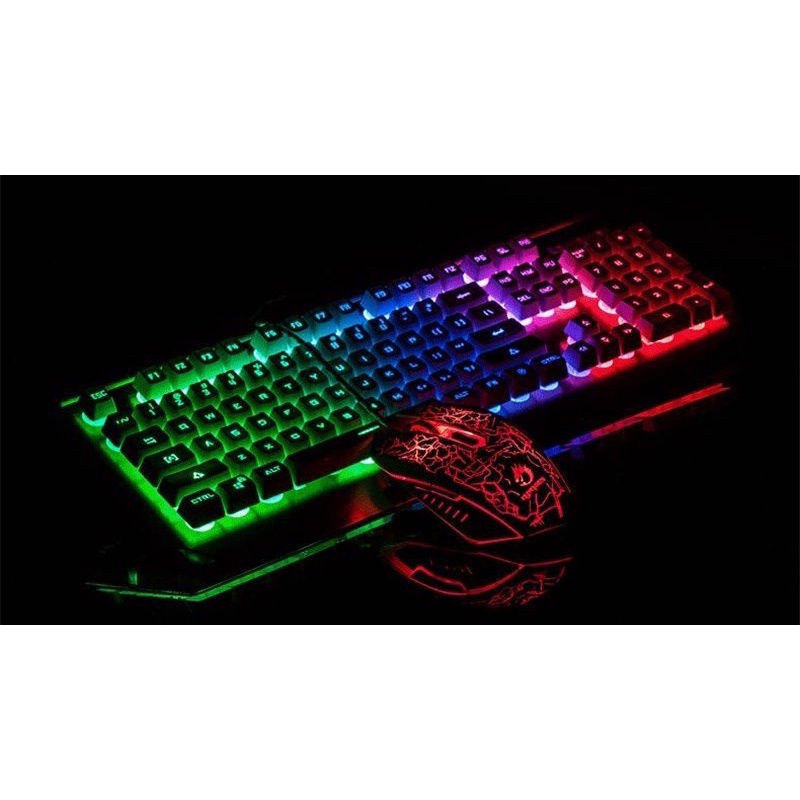 Combo Phím Chuột Bosston 837 Led Chính Hãng