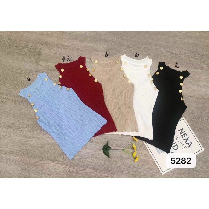 ÁO LEN CỔ YẾM CÚC MS11882